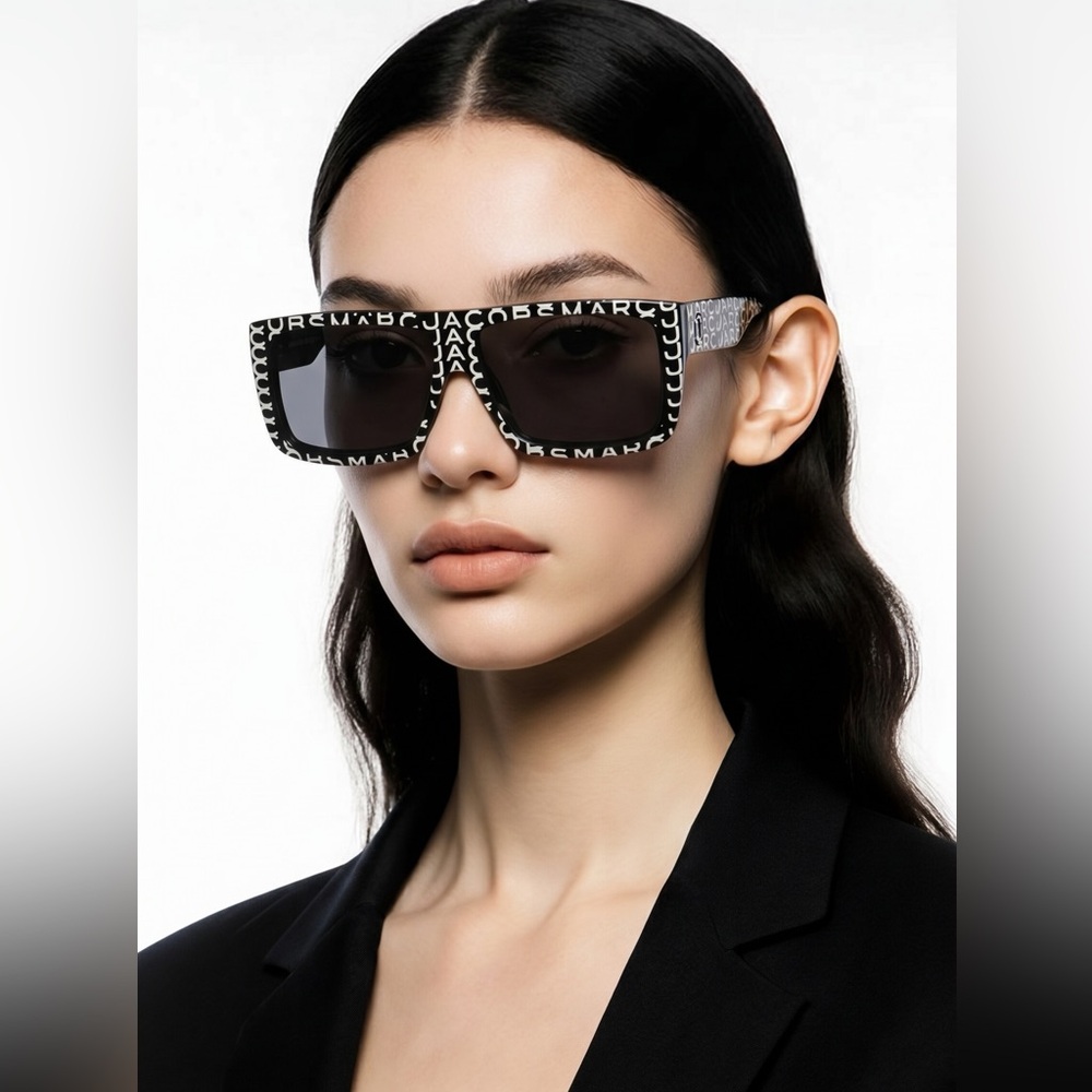 Marc Jacobs Black and White Sunglasses MARC 672/CS